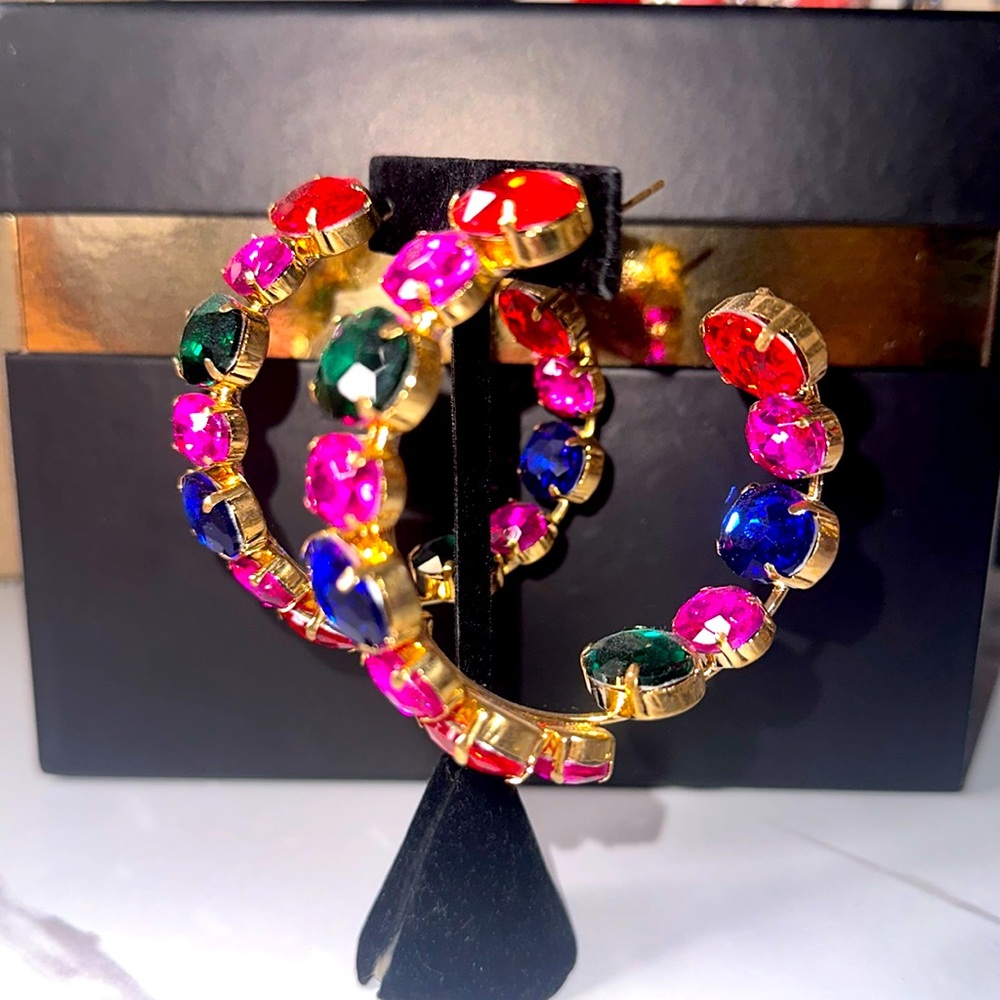 Handpicked Luxury Earrings for pierced ears. Colorful and fun for any occasion.